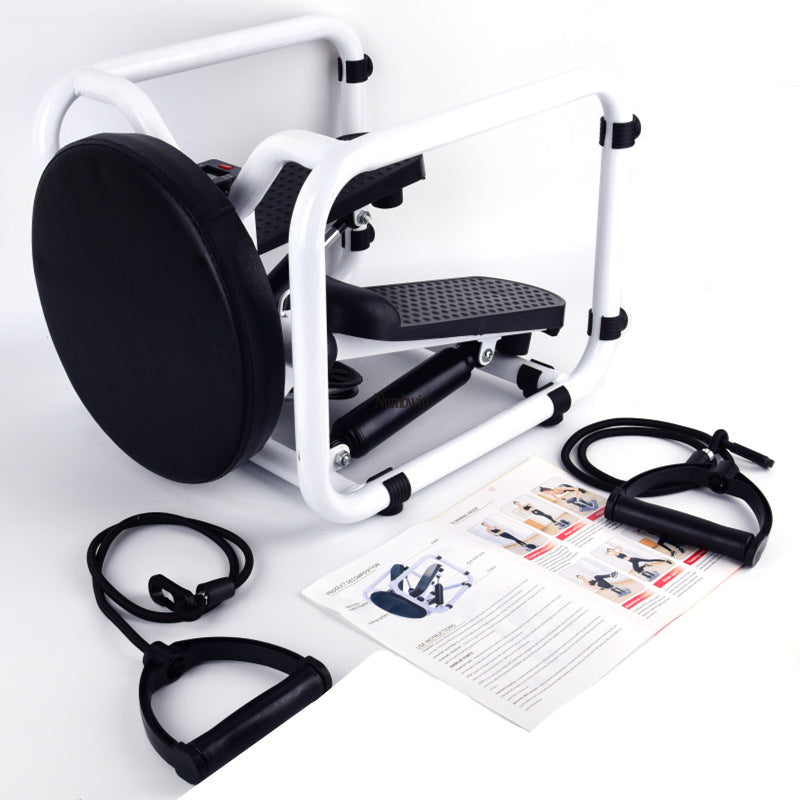 360-degree Rotating Fitness Bench Folding Treadmill